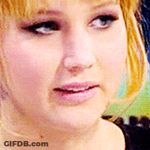 Disgusted Jennifer Lawrence GIF