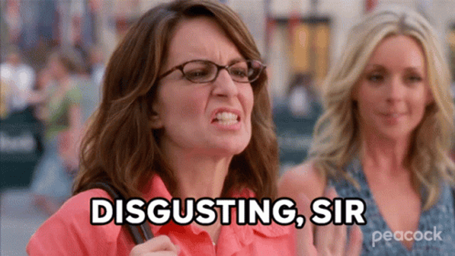 Disgusted Liz Lemon GIF