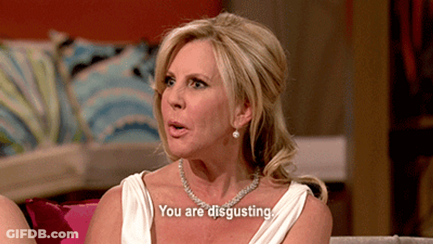 Disgusted Vicki Gunvalson GIF