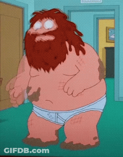 Disgusting Caveman Tasted Belly Button Discharge GIF