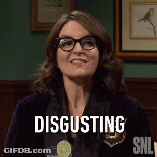 Disgusting Tina Fey Saturday Night Live GIF