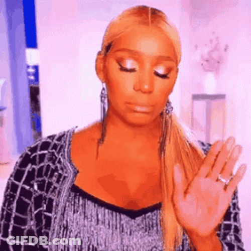 Disguted Nene Leakes Barfing GIF