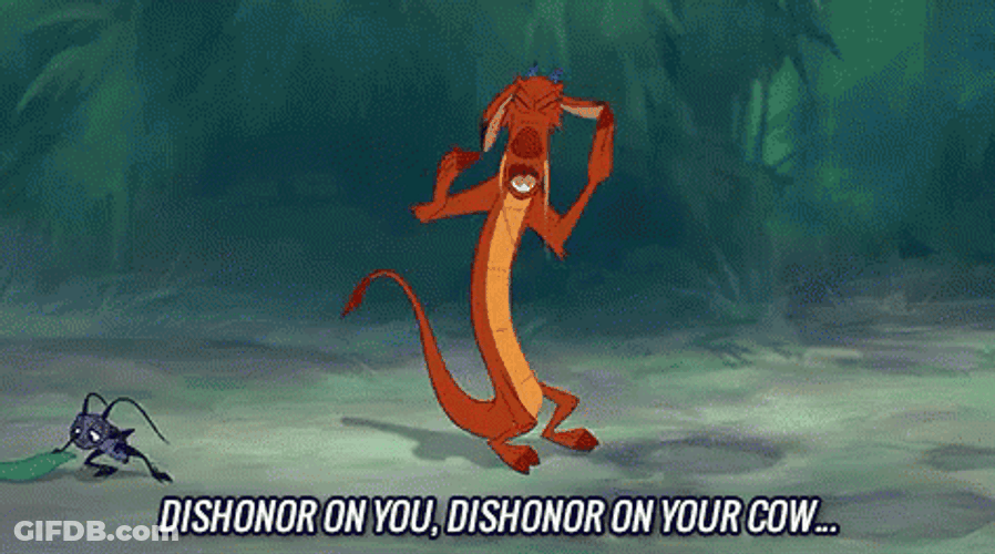Dishonor Your Cow Mushu GIF
