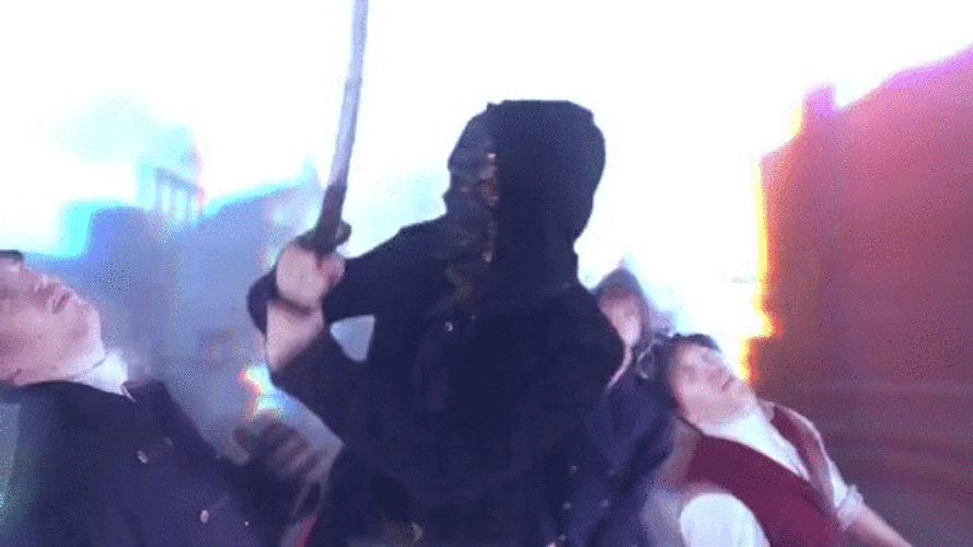 Dishonored Cutting With Sword GIF