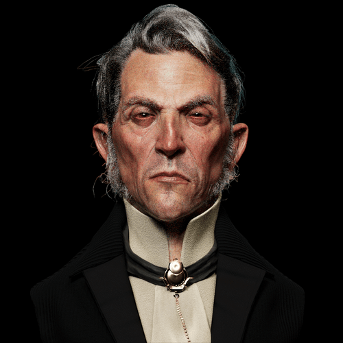 Dishonored Rotating Fan Art GIF