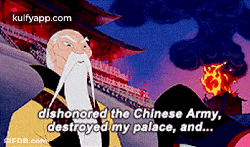 Dishonored The Chinese Army,Destroyed My Palace, And....Gif GIF