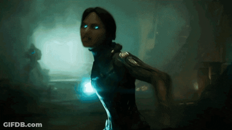 Disintegrate Scene From Warframe The New War GIF