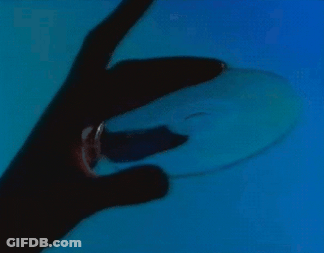 Disk Rainbow Reflection GIF