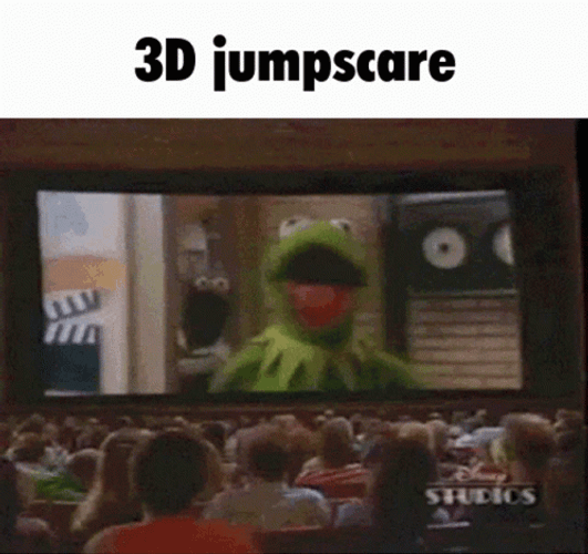 Disney 3D Jumpscare Meme GIF
