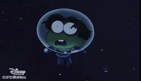 Disney Cartoon Character Floating In Air GIF