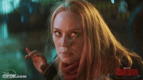 Disney+ Daredevil Ad Woman GIF