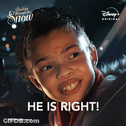 Disney Dash Through The Snow Poster With Young Girl GIF
