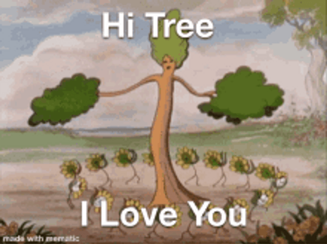 Disney Film Hi Flowers And Trees Dance GIF