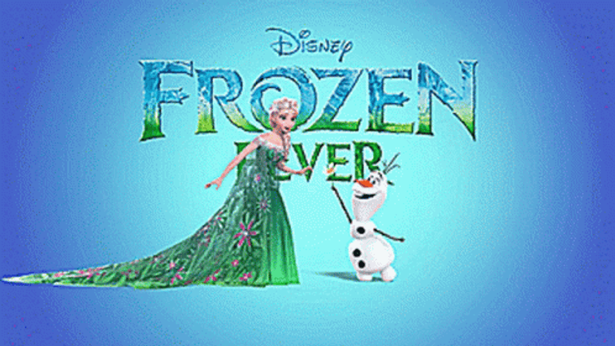 Disney Frozen Forever Opening Credit GIF