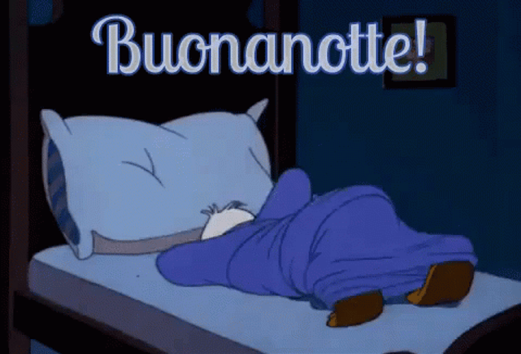 Disney Goofy Trying To Sleep Buona Notte GIF