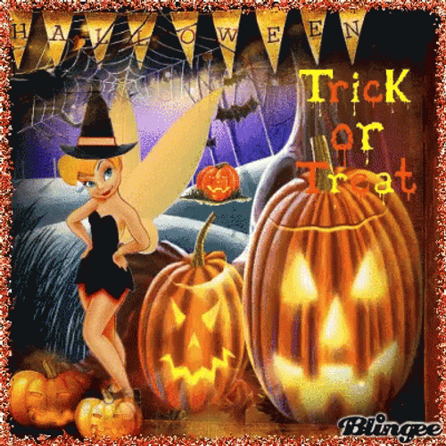 Disney Halloween Tinkerbell GIF