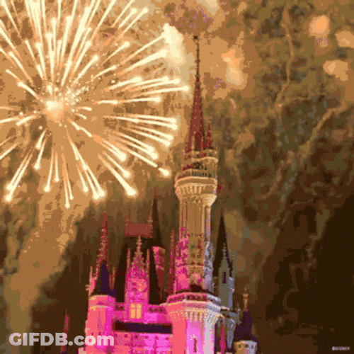 Disney Happy Birthday Castle GIF