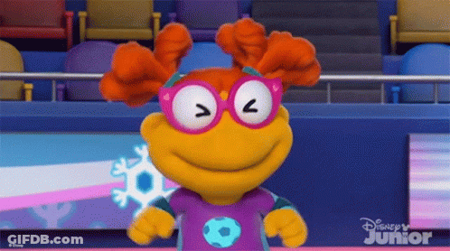 Disney Junior Cartoon Character Wearing Sunglasses GIF