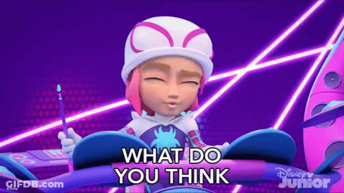Disney Junior Character Saying What Do You Think GIF