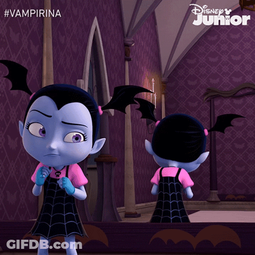 Disney Junior Vampirina Scary Face GIF