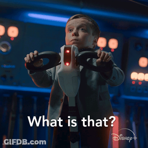 Disney Little Boy Pointing Up What Is That GIF