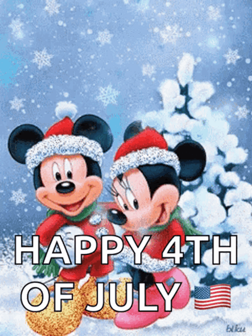 Disney Mickey Happy 4Th Of July GIF