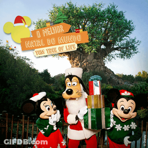 Disney Mickey Mouse Christmas Celebration GIF