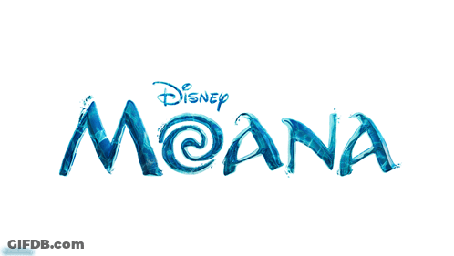 Disney Moana Movie Logo GIF