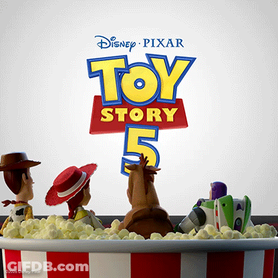 Disney Pixar Toy Story 5 Poster Woody Jessie Buzz Lightyear GIF