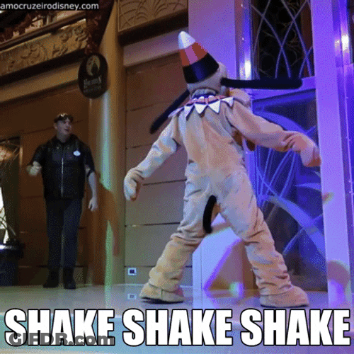 Disney Pluto Dancing Mascot GIF