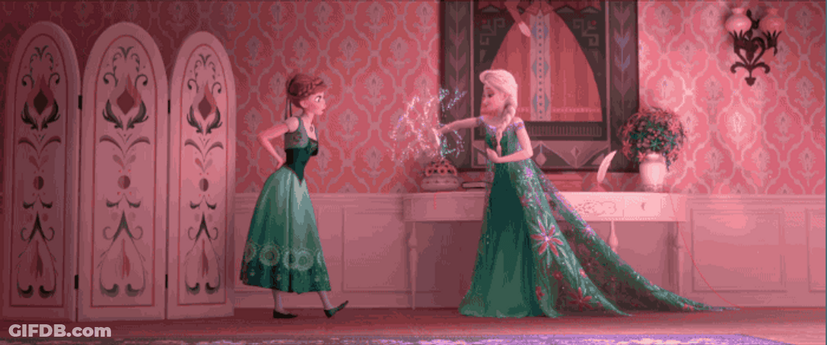 Disney Princess Elsa And Anna GIF
