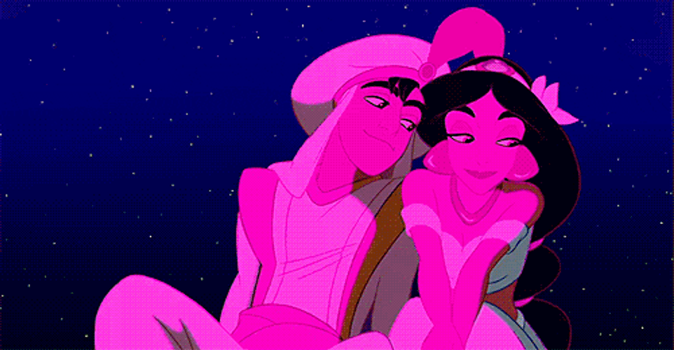 Disney Princess Jasmine Shy Of Aladdin GIF
