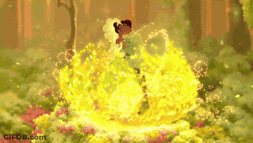 Disney Princess Tiana Wedding GIF