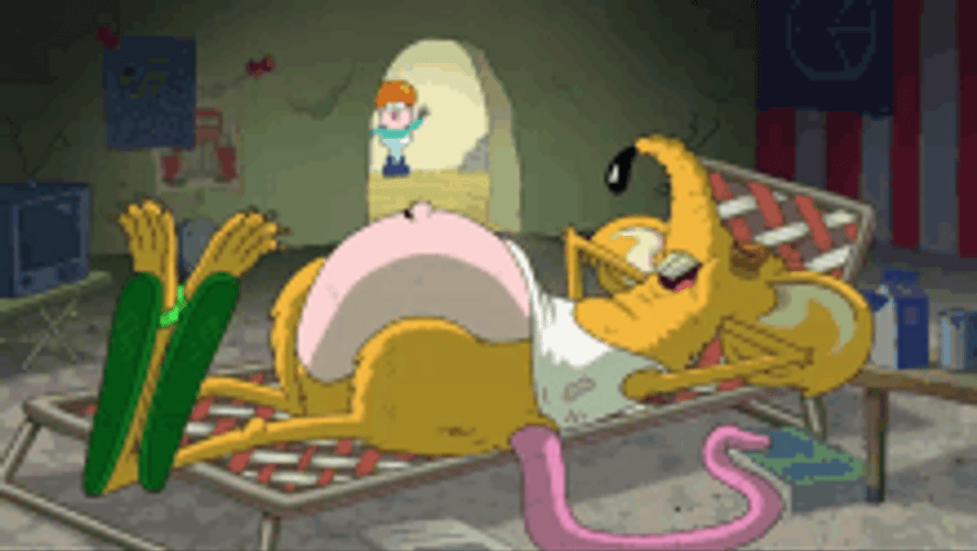 Disney Sleeping Billy Dilley Rat GIF