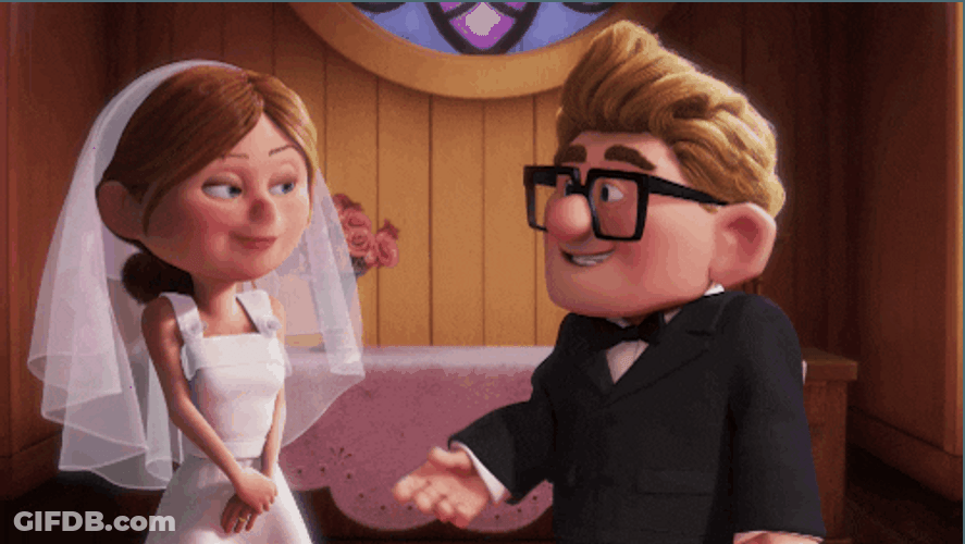 Disney Up Happy 25Th Anniversary GIF