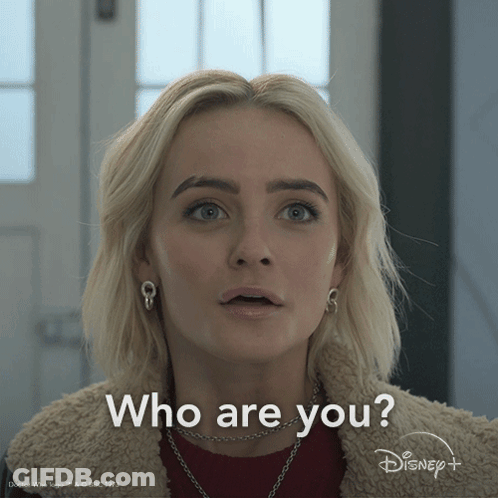 Disney Woman Asking Who Are You GIF