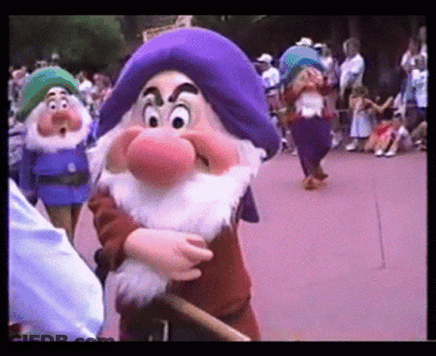 Disney World Angry Little Dwarf GIF