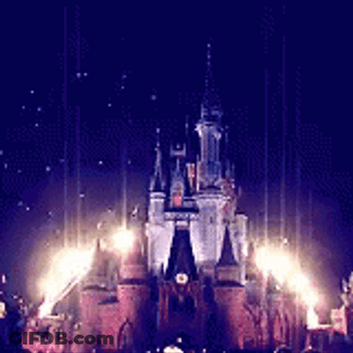 Disney World Fireworks Display GIF