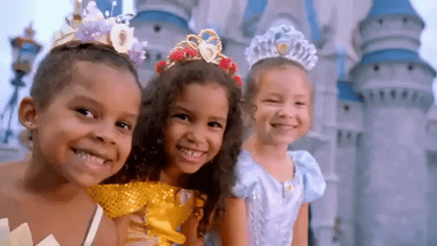 Disney World Happy Little Princesses GIF