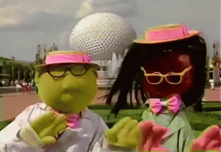 Disney World Puppet Dancing GIF