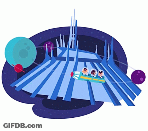 Disneyland Galaxy Animation GIF