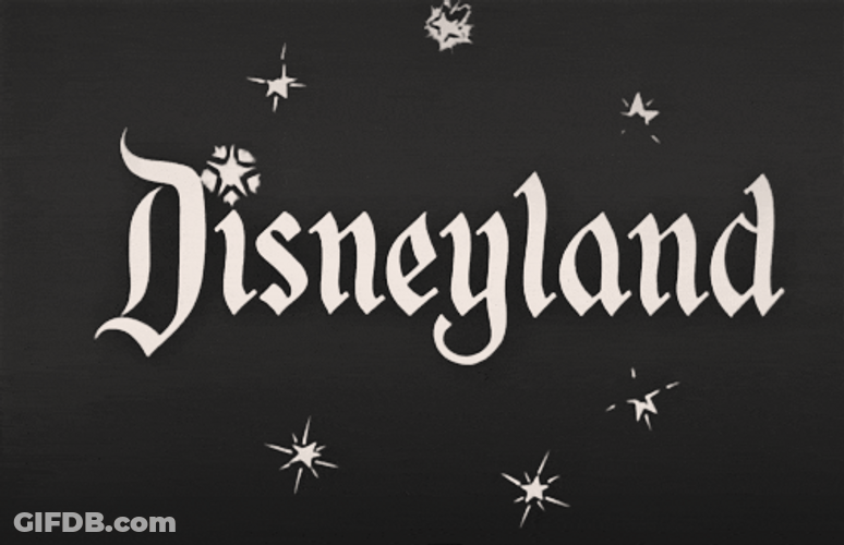 Disneyland Gleaming Logo GIF