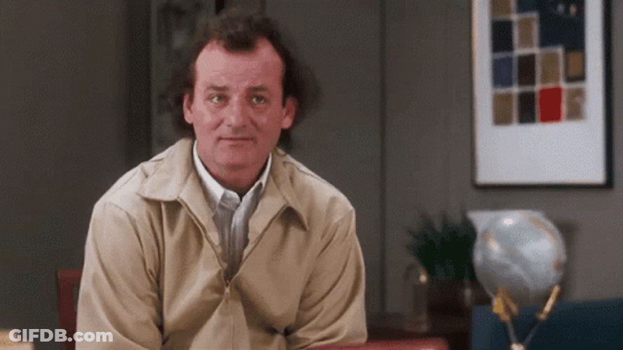 Disoriented Bill Murray Weird GIF