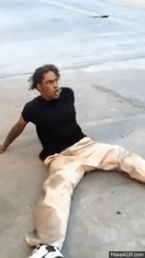 Displeased Crackhead Man Wasted GIF
