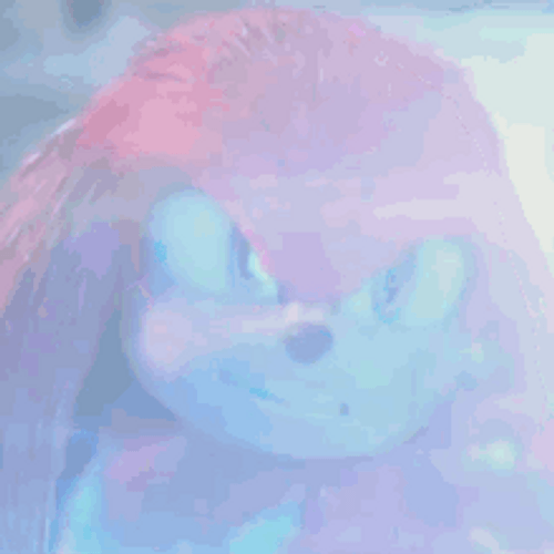 Displeased Knuckles The Echidna Flashing Light GIF