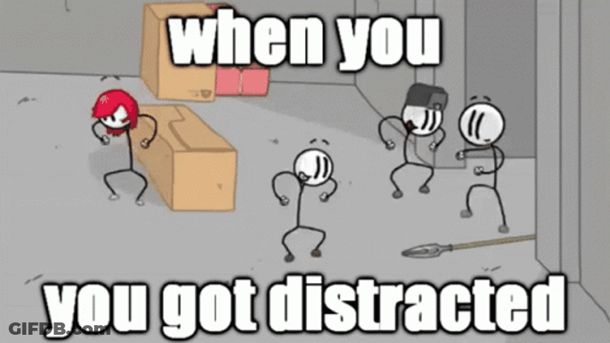 Distracted Mind Got Me Dancing GIF