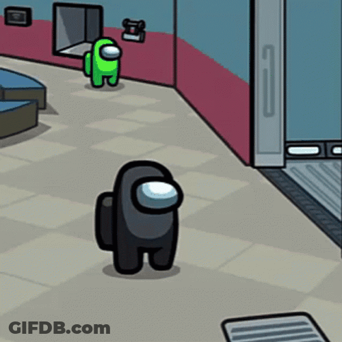 Distraction Dance Among Us Red Killing Black GIF