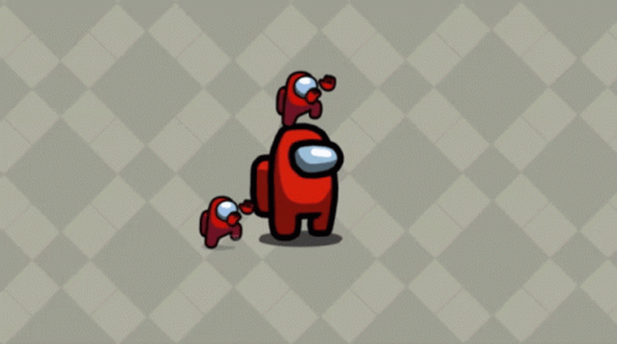 Distraction Dance Among Us Red GIF