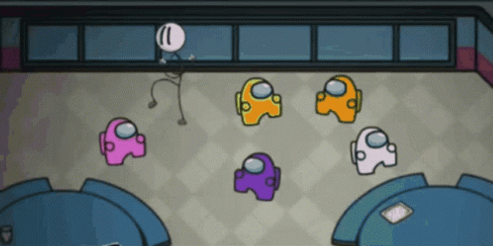 Distraction Dance Henry Stickmin In Among Us GIF