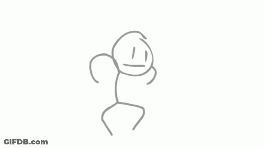 Distraction Dance Stick Man GIF